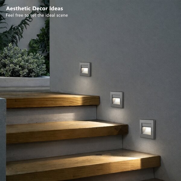 Brilagi - Corp de iluminat LED pentru scară STEP LIGHT 1,5W/230V IP44 antracit