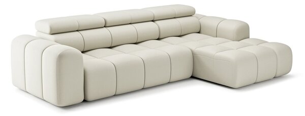 Colțar lemn masiv Bliss cu extensie electrică 289×113 cm