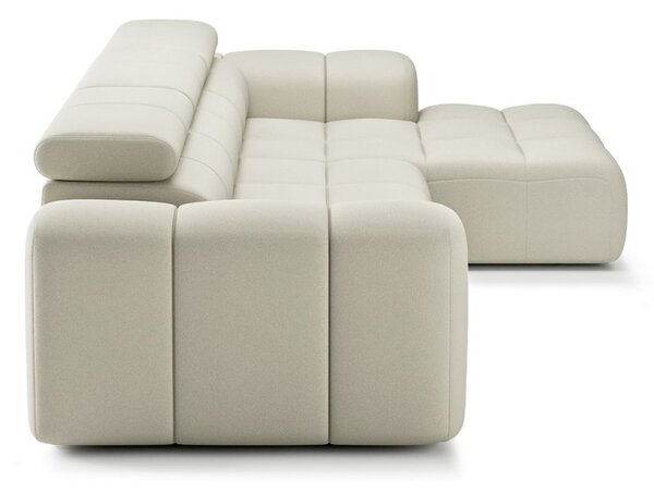 Colțar lemn masiv Bliss cu extensie electrică 289×113 cm