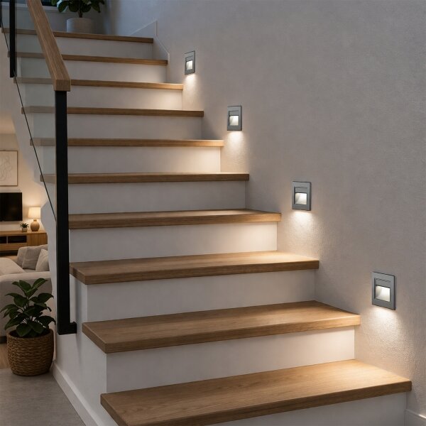 Brilagi - Corp de iluminat LED pentru scară STEP LIGHT 1,5W/230V IP44 antracit
