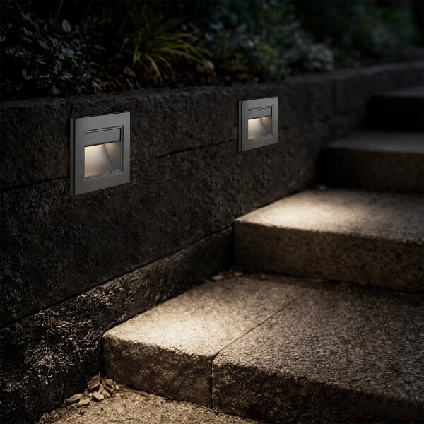 Brilagi - Corp de iluminat LED pentru scară STEP LIGHT 1,5W/230V IP44 antracit