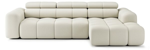 Colțar lemn masiv Bliss cu extensie electrică 289×113 cm