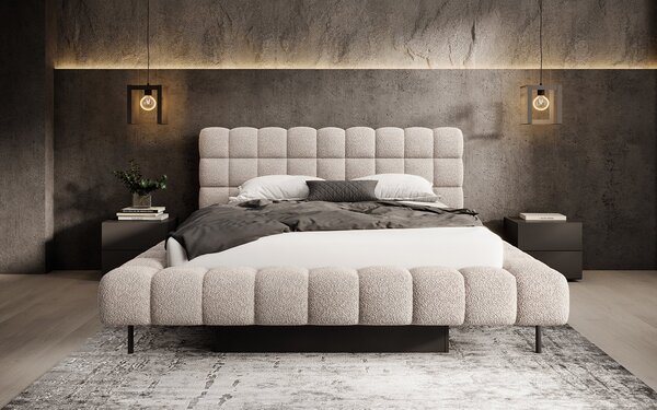 Pat lemn masiv Magentta 180x200 Material Royal 18 Mobarta