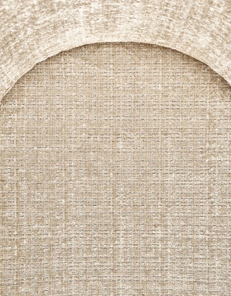 Scaun BASSO, bej - Cremona 14/nuc, stofa catifelata/lemn, 48x56x86 cm