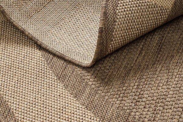 Covor sisal Floorlux rotund 20195 coffee si mais