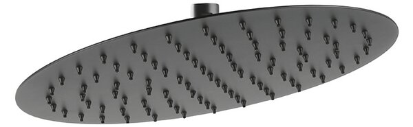 Pălărie de duș, Ferro, Slim, 30 cm, negru mat