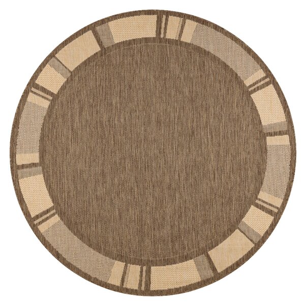 Covor sisal Floorlux rotund 20195 coffee si mais