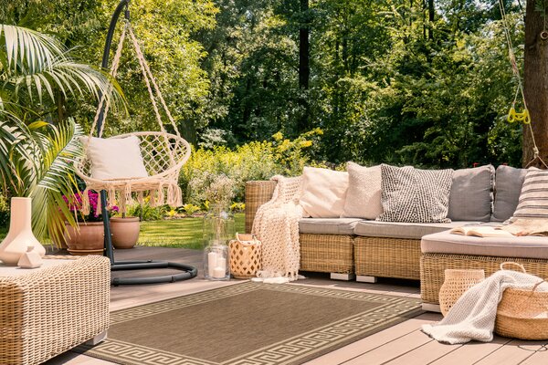 Covor sisal Floorlux 20014 coffe si mais