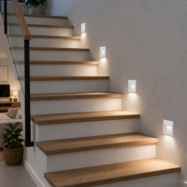 Brilagi - Lampă LED pentru scări STEP LIGHT LED/1,5W/230V IP44 albă