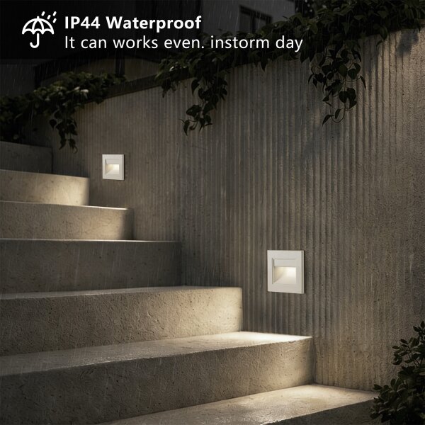 Brilagi - Lampă LED pentru scări STEP LIGHT LED/1,5W/230V IP44 albă