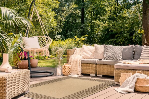 Covor sisal Floorlux 20014 mais si coffee
