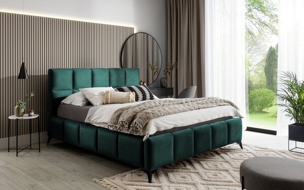 Pat lemn masiv Mist 180x200 Material Nube 35 Mobarta