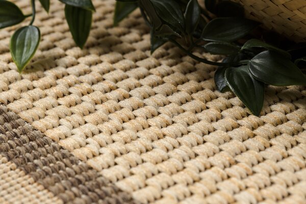 Covor sisal Floorlux 20014 mais si coffee