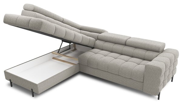 Colțar lemn masiv Ferry Extensibil Material Royal 20, 276 × 72 × 200 cm