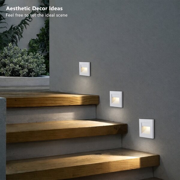 Brilagi - Lampă LED pentru scări STEP LIGHT LED/1,5W/230V IP44 albă