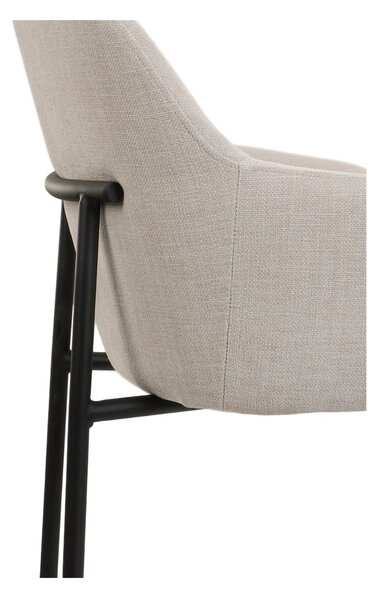 Scaun de bar Zafiro Arm, picioare negre