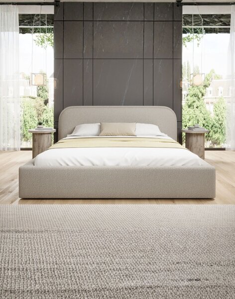 Pat cu spațiu de depozitare Santiago (140/160/180/200x200 cm)