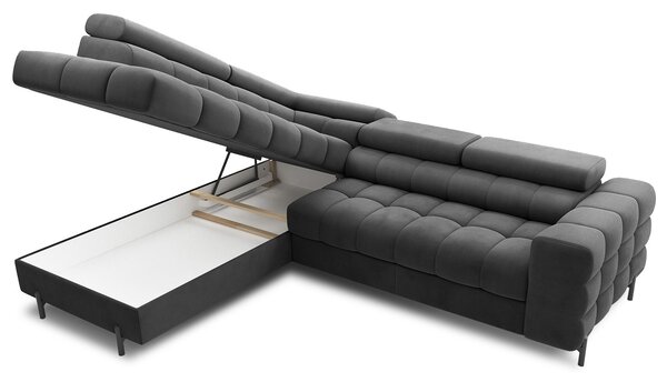 Colțar lemn masiv Ferry Extensibil Material Paros 06, 276 × 72 × 200 cm