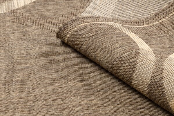 Covor sisal Floorlux 20078 coffee si mais