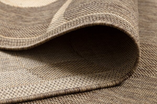 Covor sisal Floorlux 20078 coffee si mais