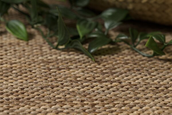 Covor sisal Floorlux 20078 coffee si mais