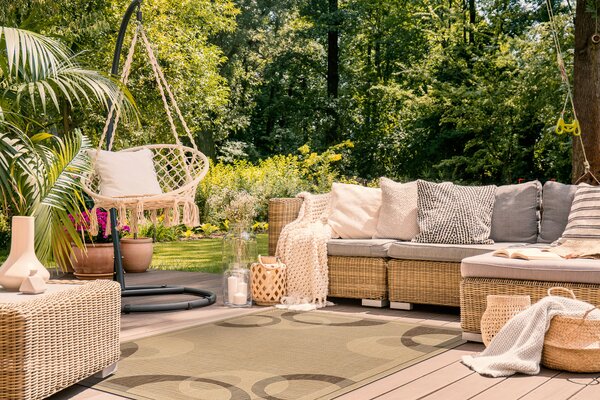 Covor sisal Floorlux 20078 mais si coffee