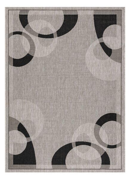 Covor sisal Floorlux 20078 argintiu si negru