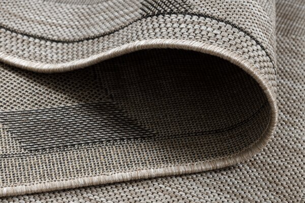 Covor sisal Floorlux 20078 argintiu si negru