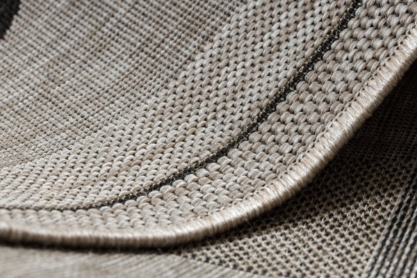 Covor sisal Floorlux 20078 argintiu si negru