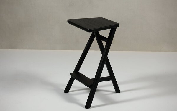 Scaun lemn masiv Venom, 55 × 35 × 72 cm