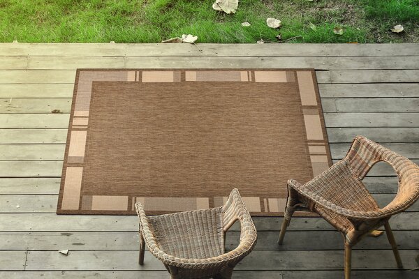 Covor sisal Floorlux 20195 coffee si mais