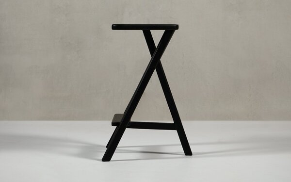 Scaun lemn masiv Venom, 55 × 35 × 72 cm