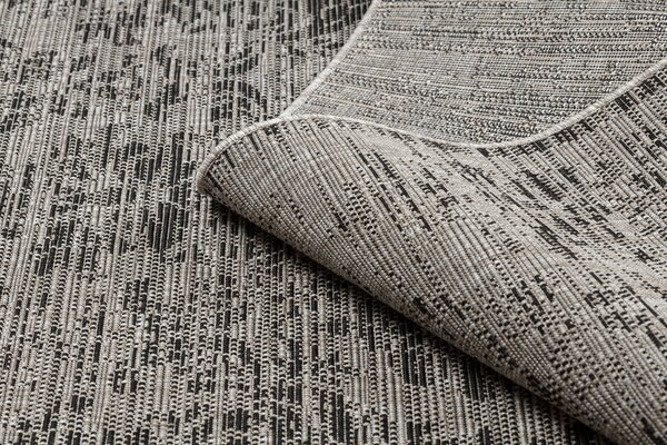Covor sisal Floorlux 20211 argintiu si negru