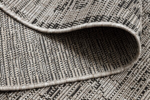 Covor sisal Floorlux 20211 argintiu si negru