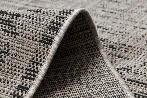 Covor sisal Floorlux 20211 argintiu si negru