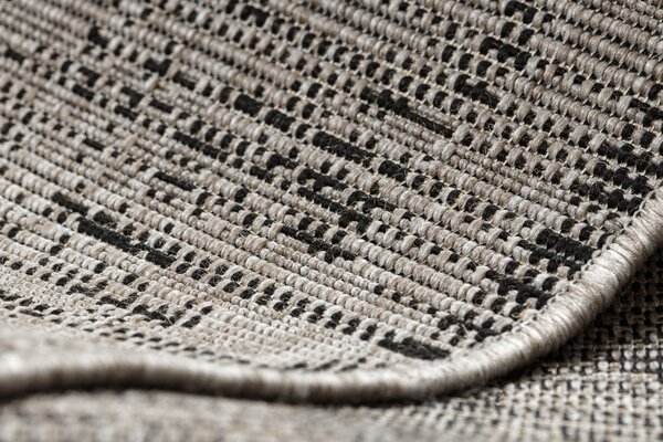 Covor sisal Floorlux 20211 argintiu si negru