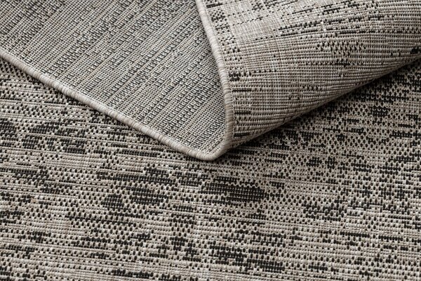 Covor sisal Floorlux 20211 argintiu si negru