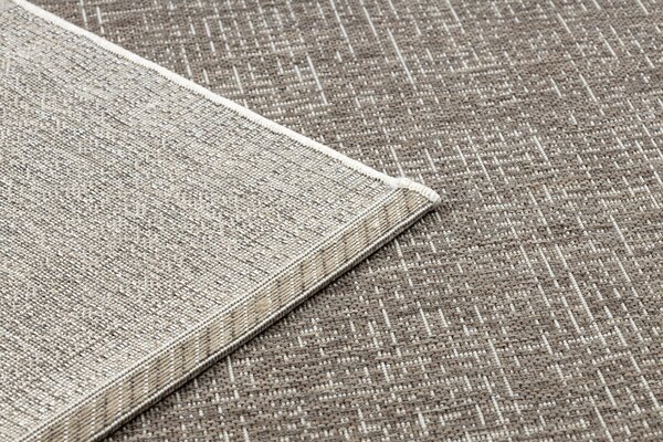 Covor sisal Floorlux 20401 Cadru taupe si şampanie