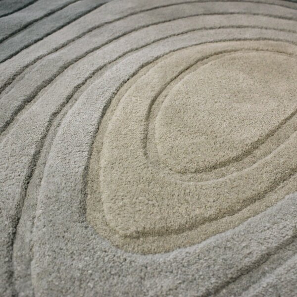 Covor albastru din lână 160x230 cm Puddle Ombre Wool – Flair Rugs