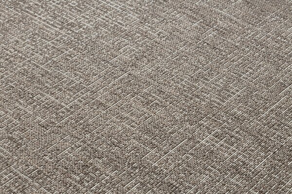 Covor sisal Floorlux cerc 20401 Cadru taupe si şampanie