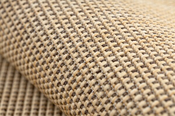 Covor sisal Floorlux 20580 simplu, culoare, solidă - natural / cafea