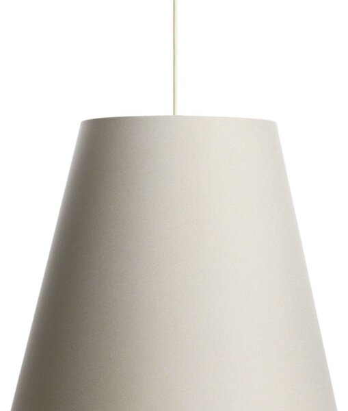 Sensei doblo lampă suspendată, crem/verde, Ø 50 cm, textil