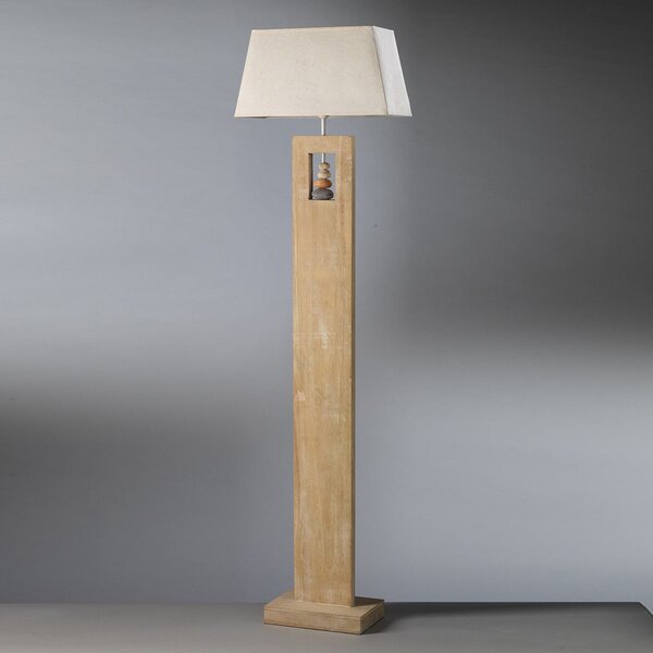 ONLI Miriel lampadar, înălțime 170 cm, textil, lemn, Bej, Camera de zi / sufragerie, Țesătură / Textil, Scandinavă