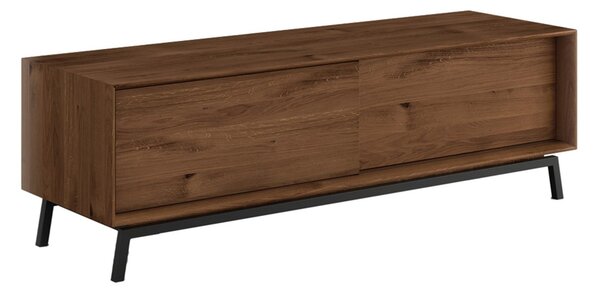 Comodă TV stejar masiv Madison, 200 × 50 × 52 cm