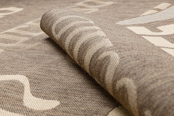 Covor sisal Floorlux 20645 cafea si natural