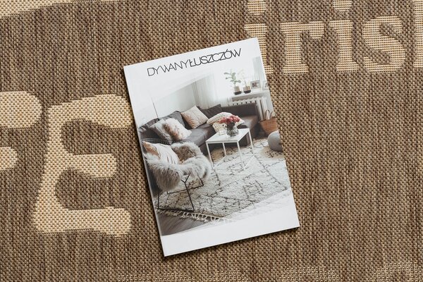 Covor sisal Floorlux 20645 cafea si natural
