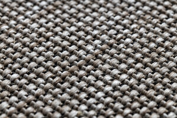 Covor sisal Floorlux 20580 simplu, culoare, solidă - argint / negru