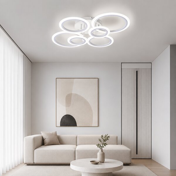 Candelabru Luminae Alb, 35W LED cu 3 culori de lumină