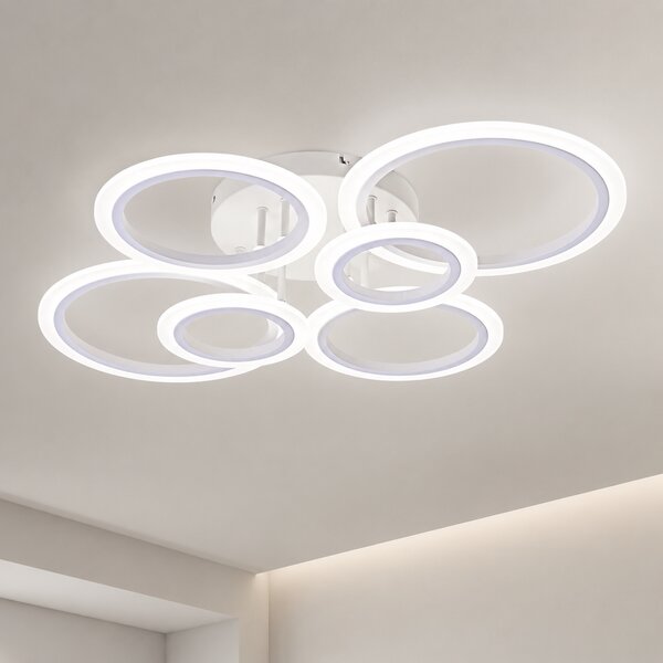 Candelabru Luminae Alb, 35W LED cu 3 culori de lumină