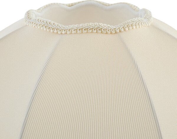 Abajur din material textil bej cu interior alb 45/15/21,5 - Heritage